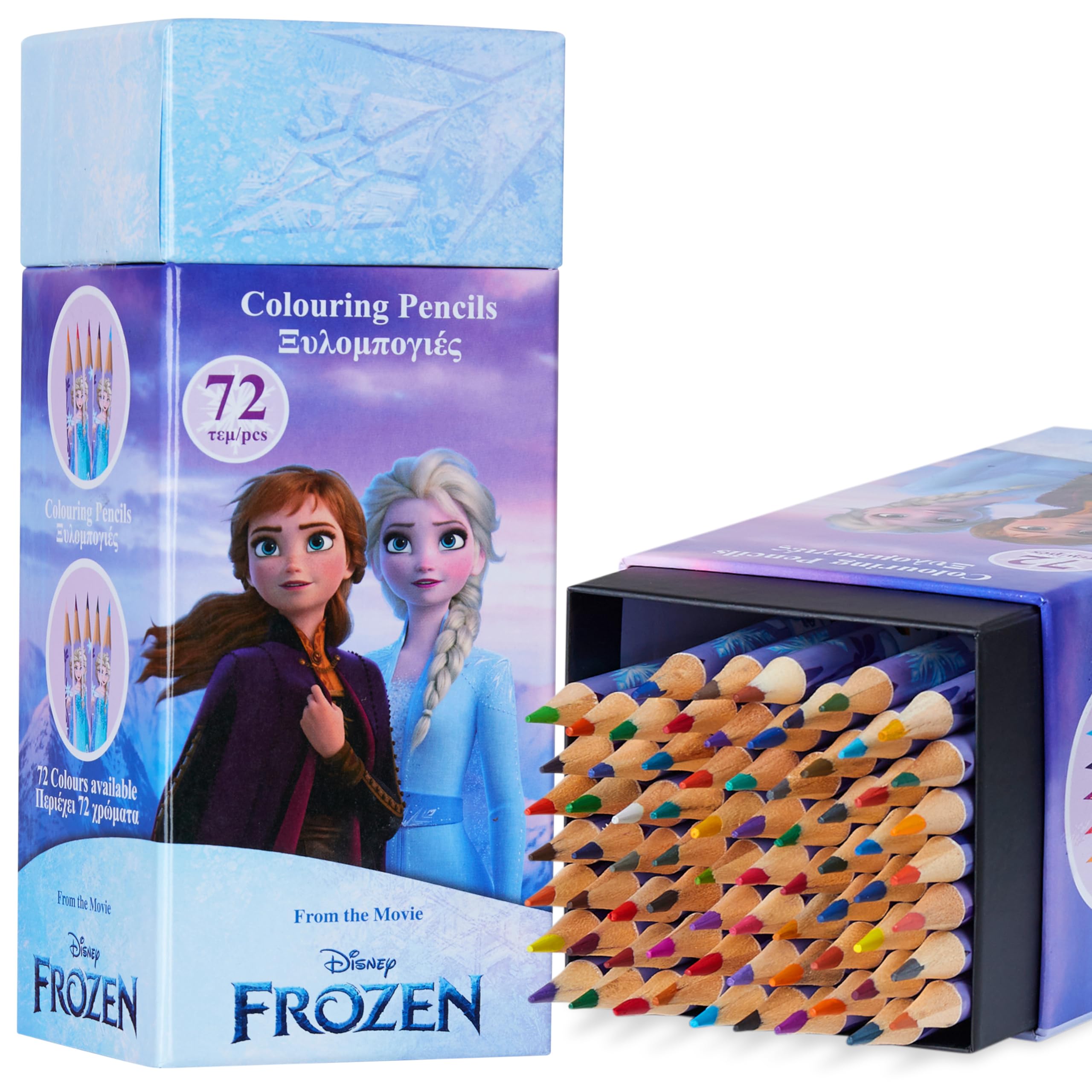 Amazon.co.jp: Disney アナと雪の女王 2 72本入り着色鉛筆ボックス
